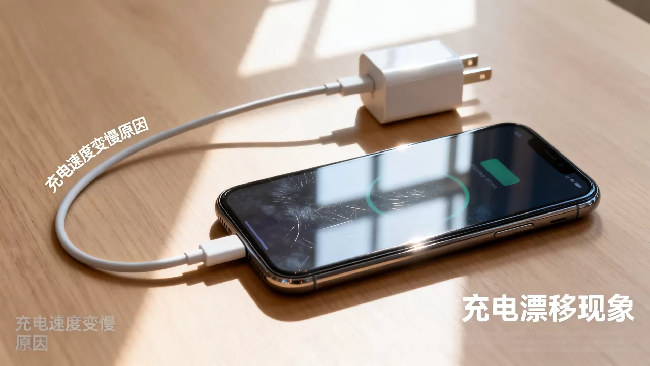 iphone充电漂移怎么回事，iphone充电速度变慢