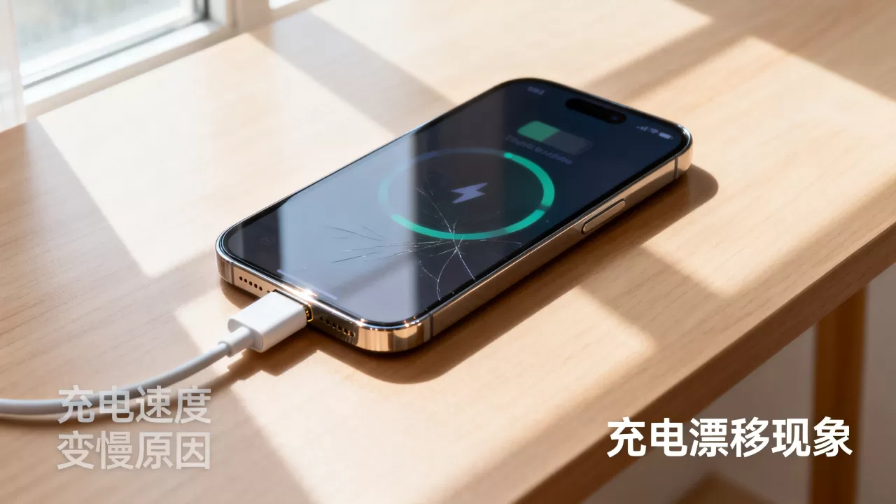 iphone充电漂移怎么回事，iphone充电速度变慢