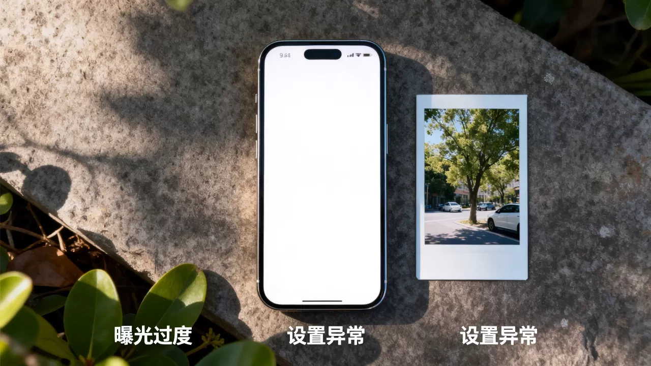 iphone照片变白怎么回事，iphone照片变白