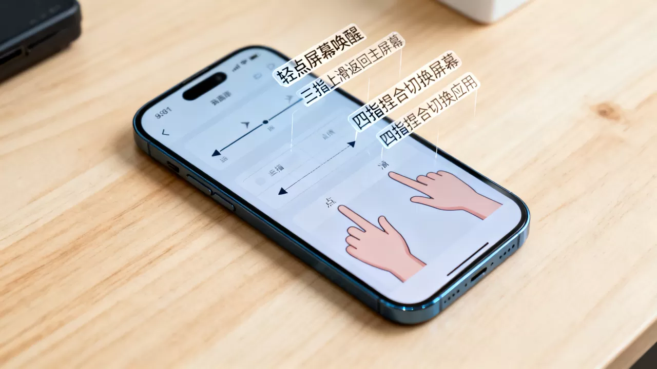 iPhone手势控制怎么设置？iPhone手势操作教程