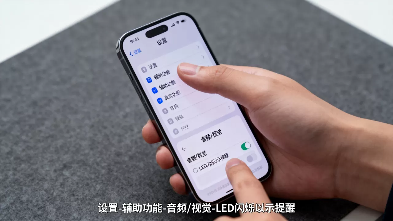 iPhone通知灯不亮怎么设置，iPhone通知灯