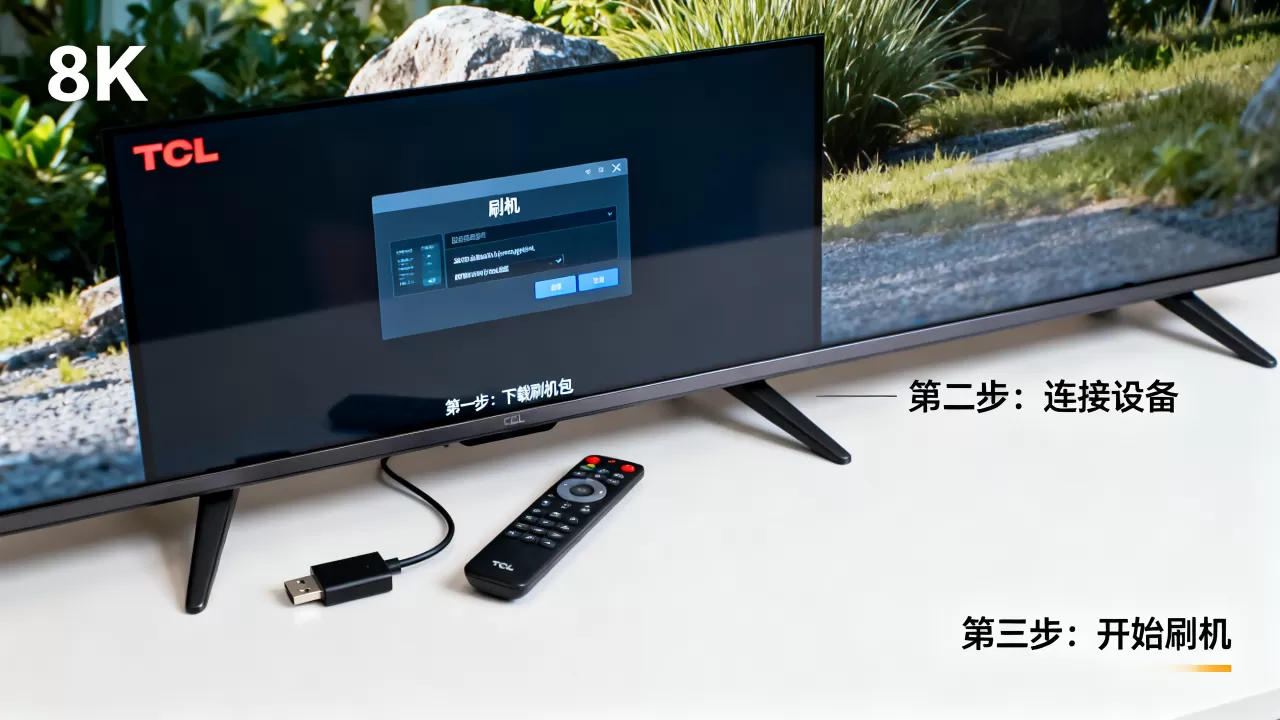 tcl电视刷机软件怎么用，tcl电视刷机