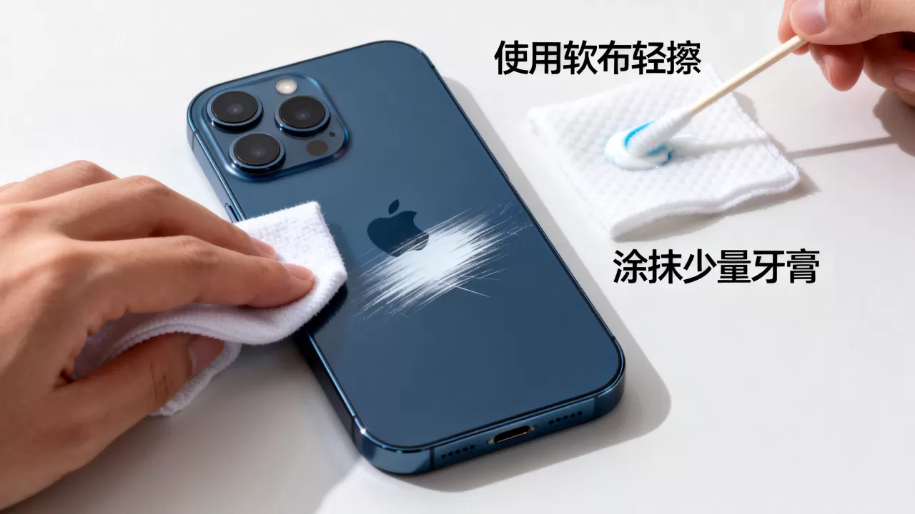iphone logo划痕怎么去除，iphone logo划痕