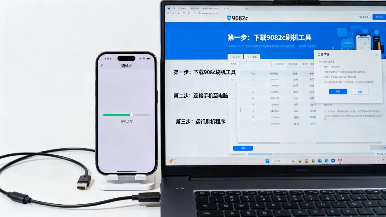 9082c刷机教程，9082c刷机工具下载