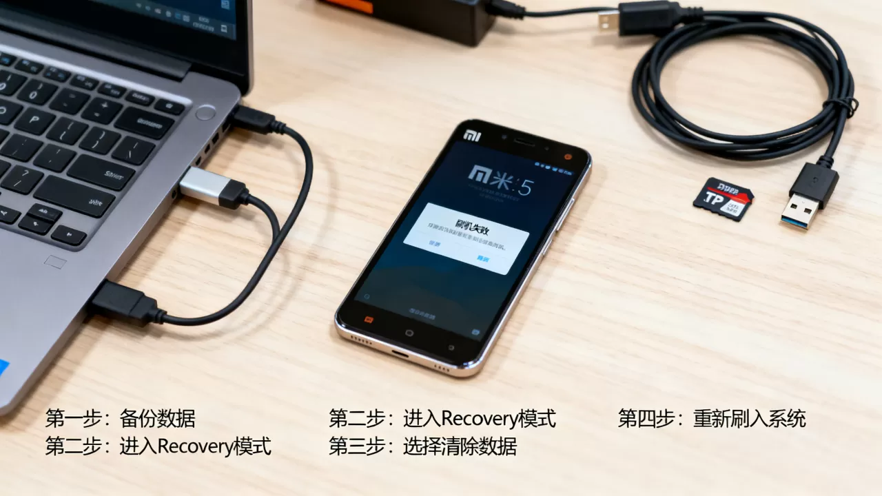 小米5深度刷机失败怎么办，小米5刷机教程