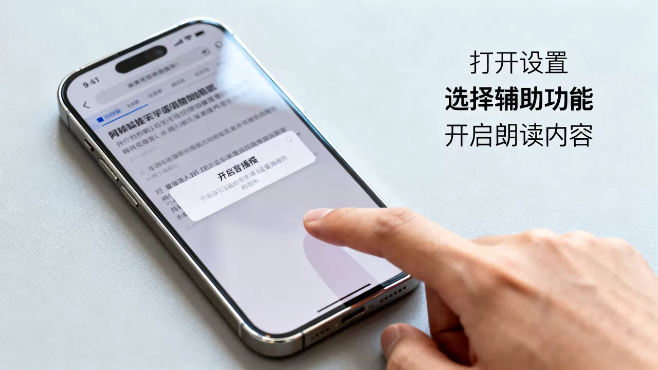 iPhone怎么朗读网页内容，iPhone网页语音播报