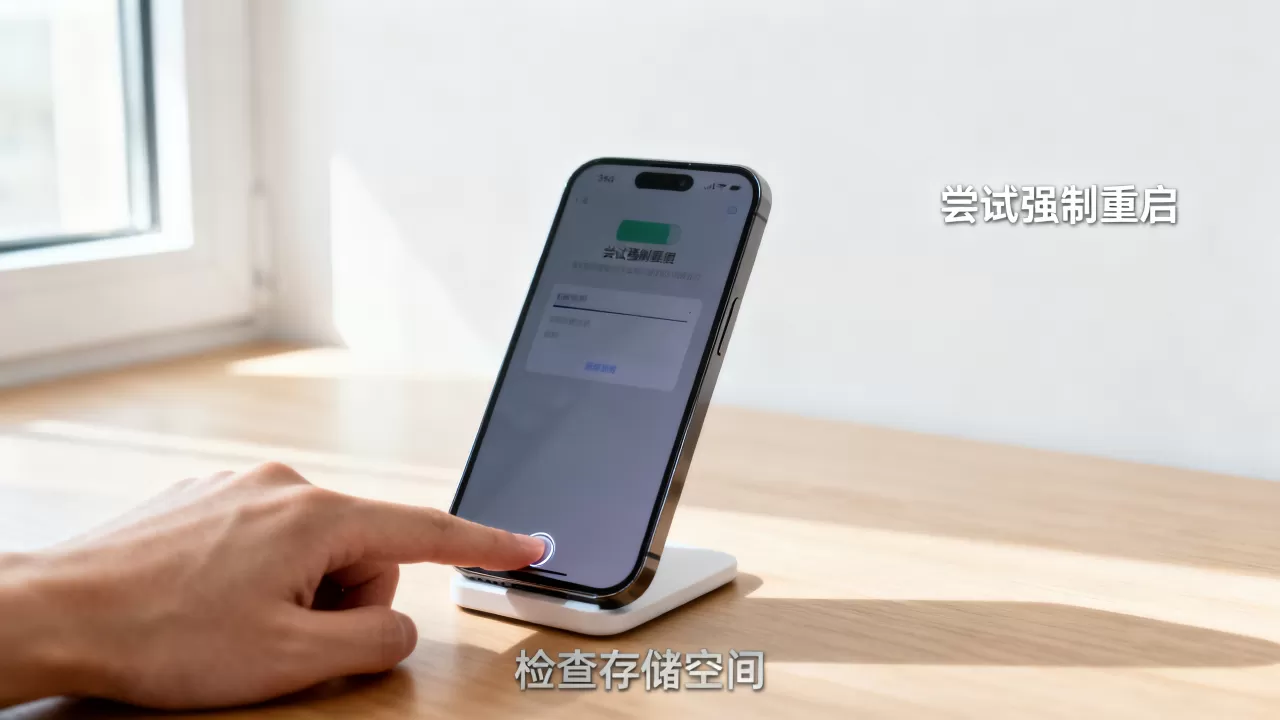 iphone卡死机怎么办，iphone卡死机