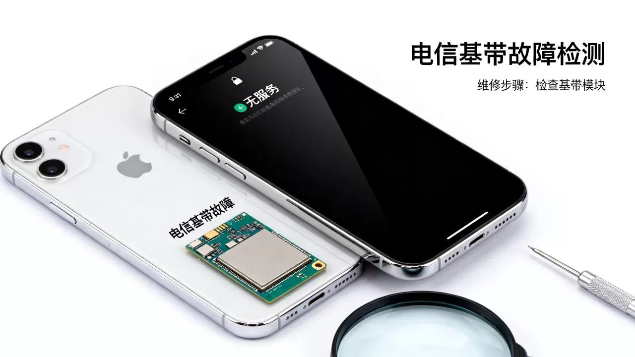 iphone电信基带没信号，iphone电信基带坏了怎么修