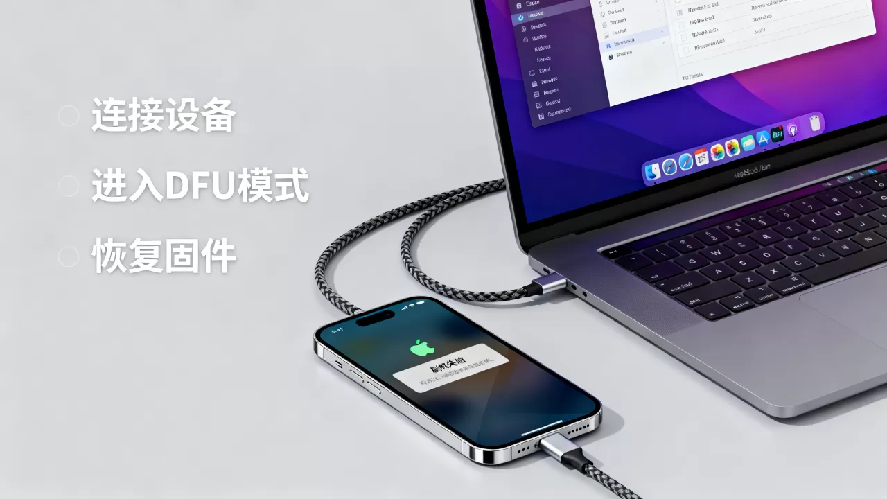 苹果刷机64位失败怎么办，苹果刷机教程