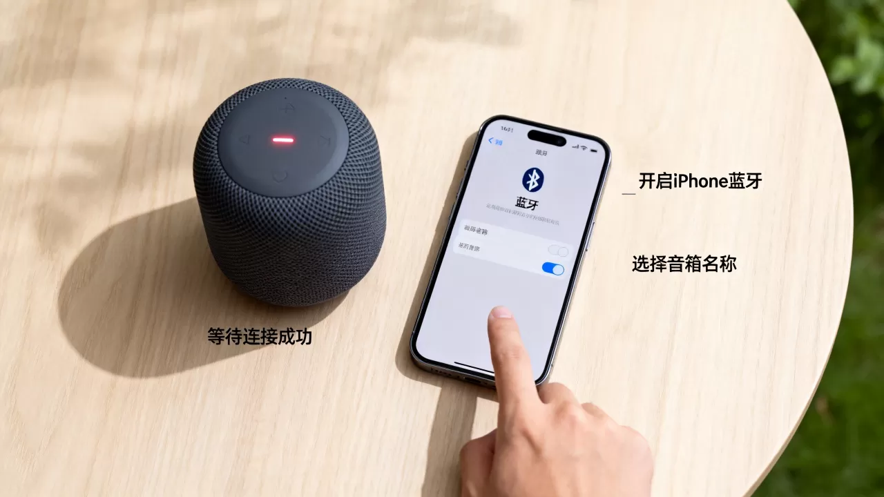 苹果iphone音箱怎么用，iphone音箱连接方法