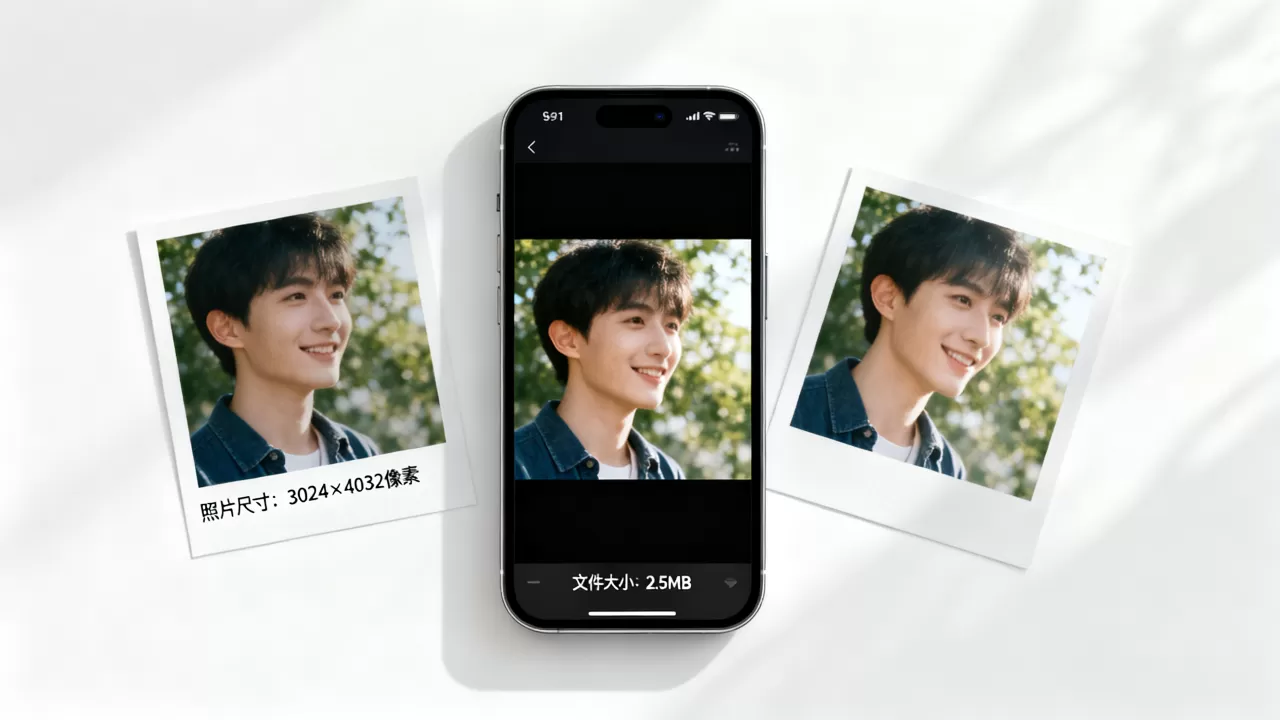 iphone相片大小是多少，iphone相片大小