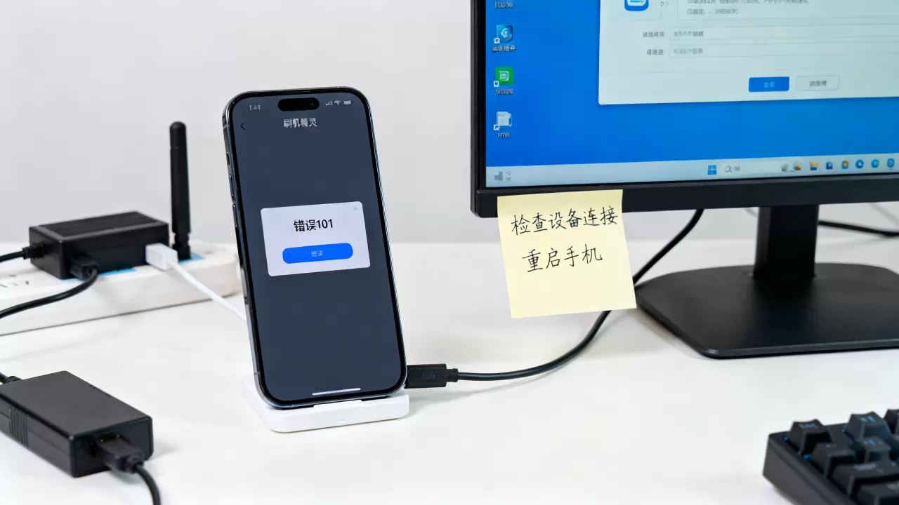 刷机精灵错误101怎么办，刷机精灵错误101
