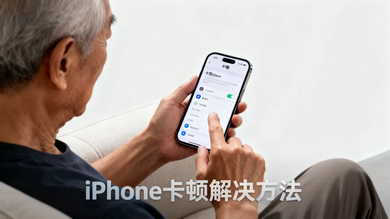 老人用iphone卡顿怎么办，老人用iphone