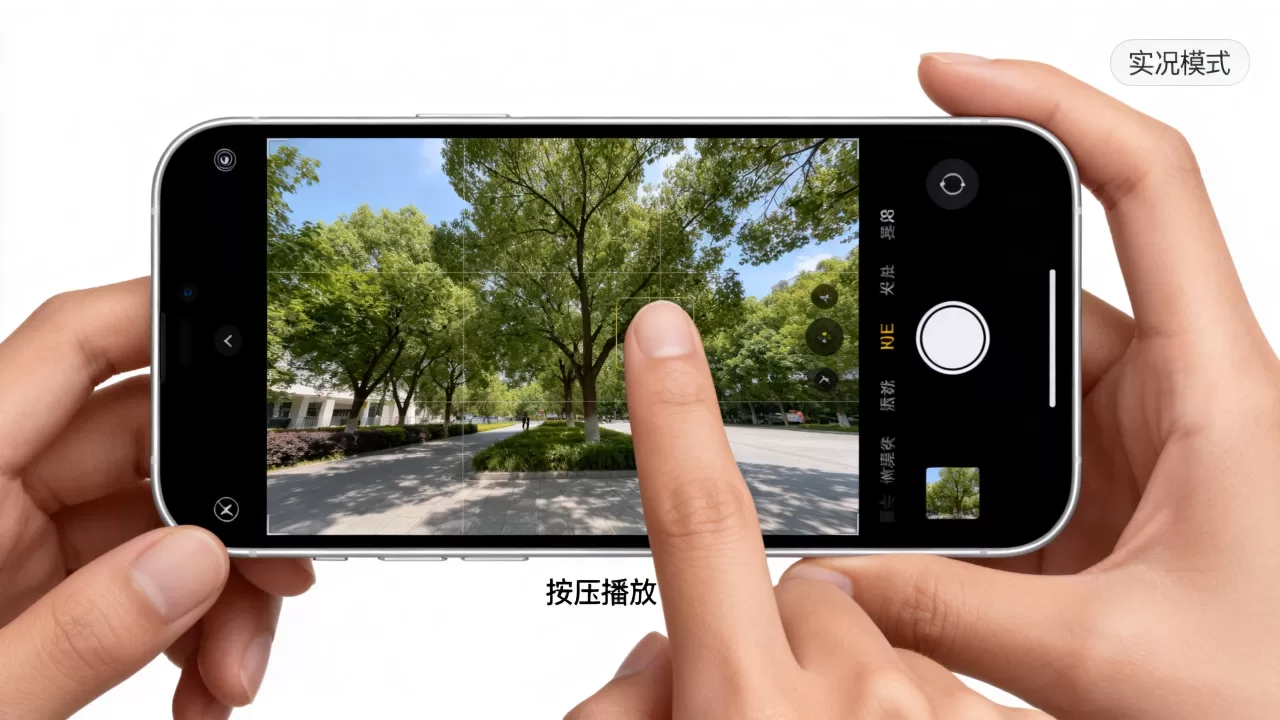iphone照片能动，iphone实况照片怎么播放