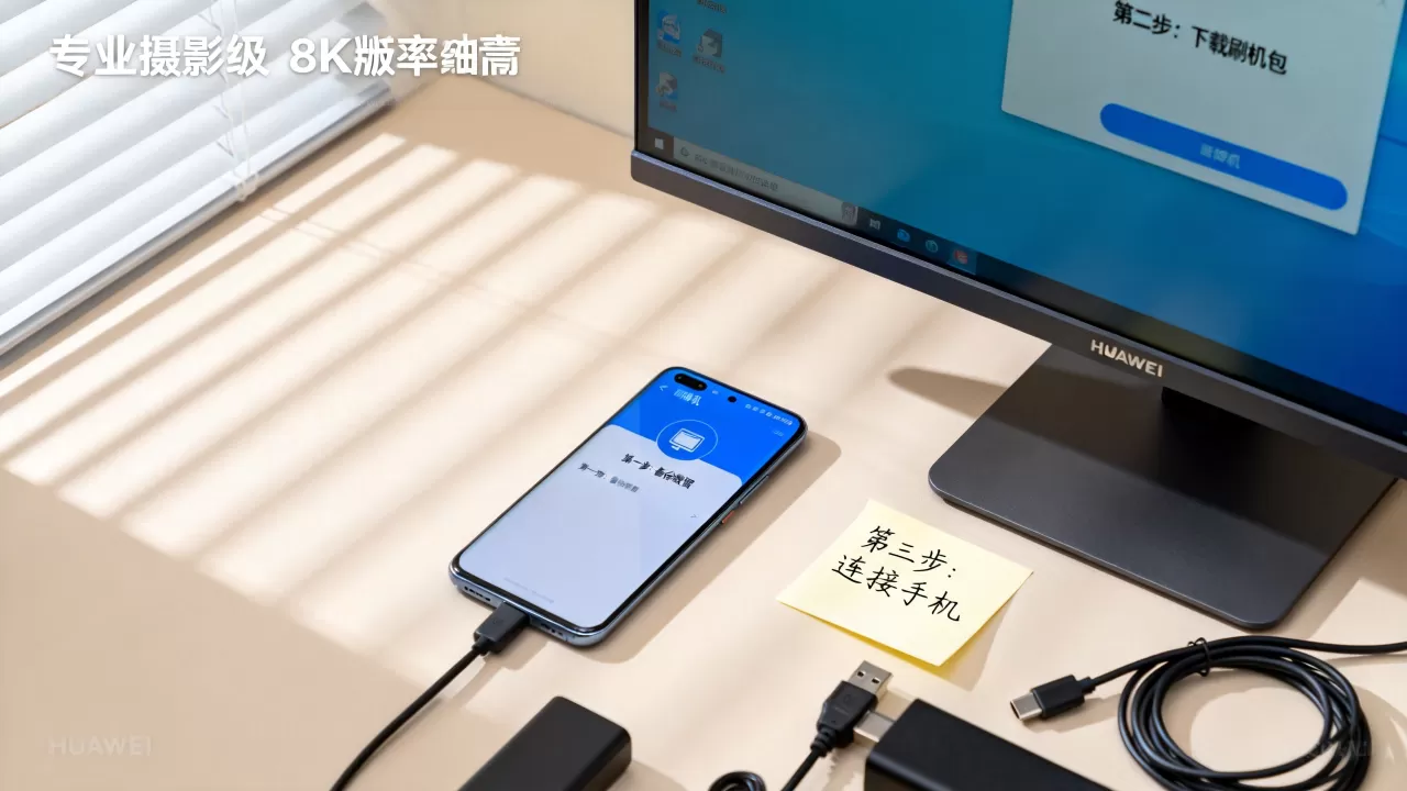 华为怎样卡刷机，华为手机刷机教程
