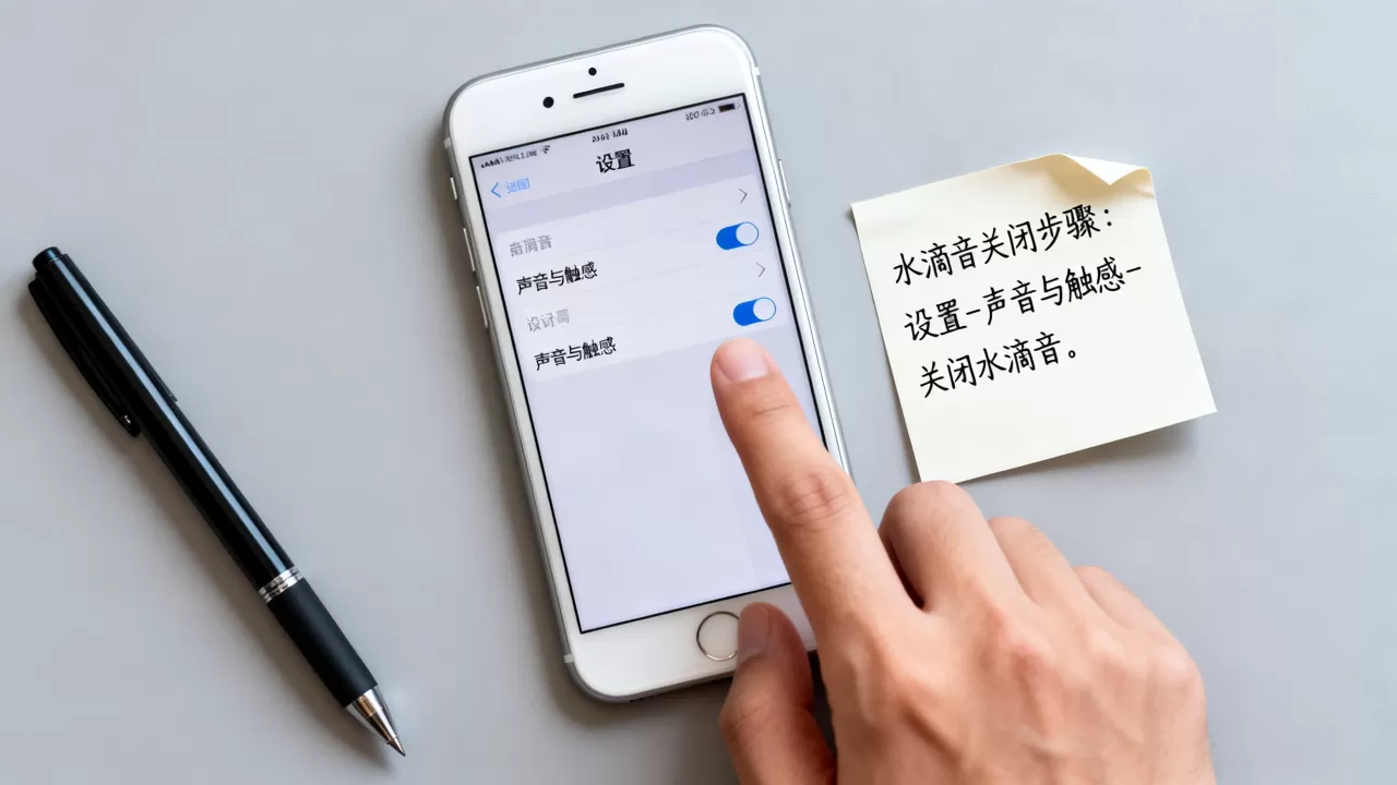 iPhone水滴音怎么关闭？iPhone屏幕出现水滴音解决办法