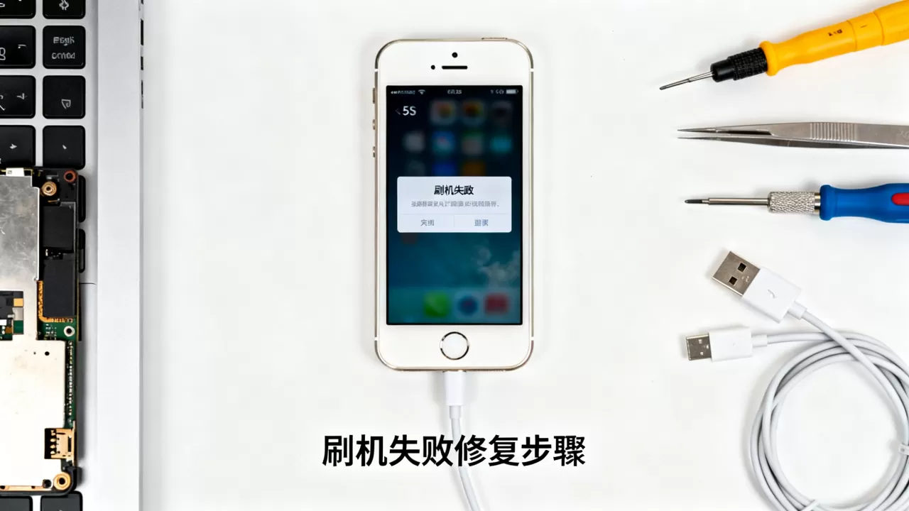 iphone5s刷机刷坏了怎么办，iphone5s刷机失败修复