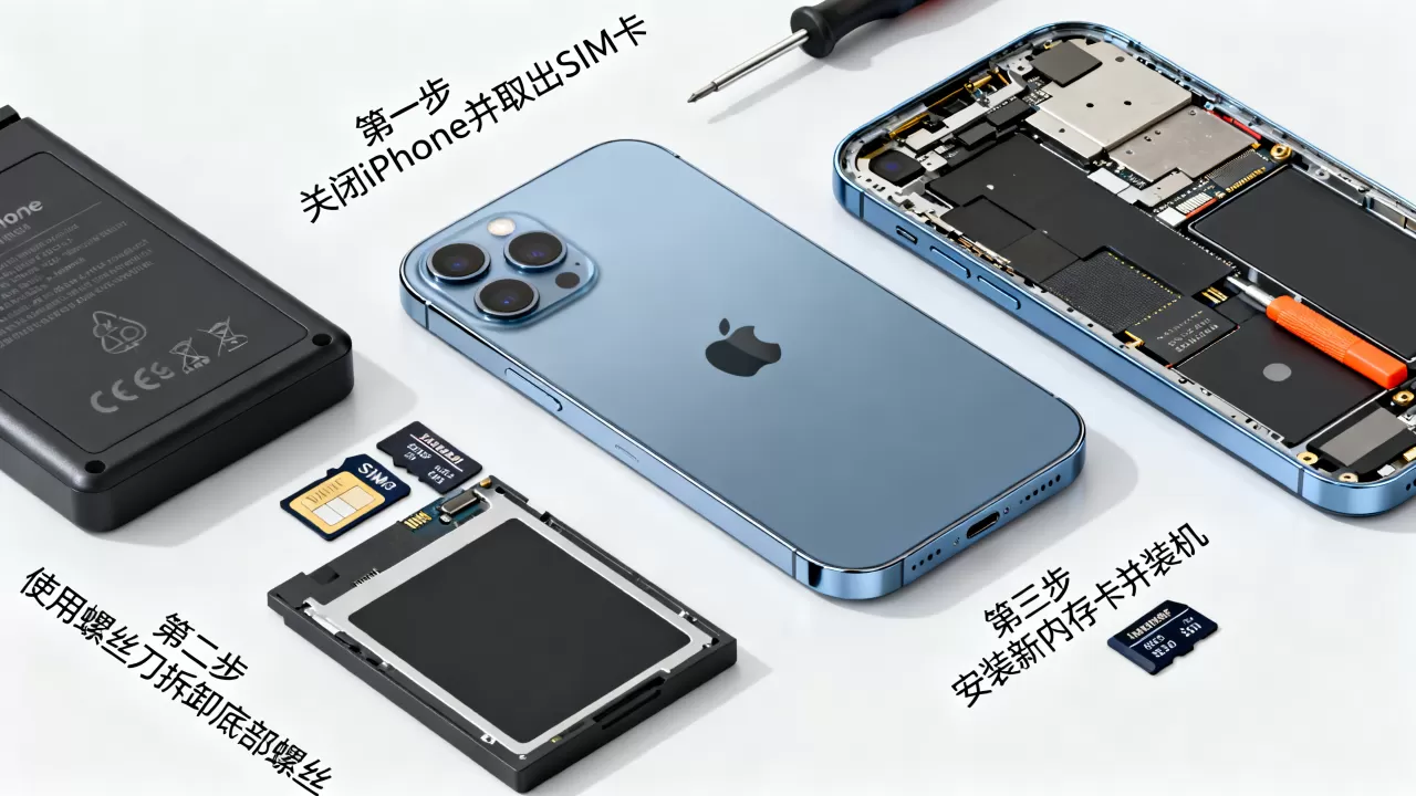 iphone内存扩大怎么操作，iphone内存扩大