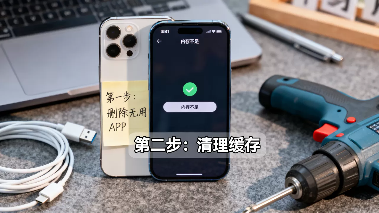 iphone硬件内存，iphone内存不足怎么清理