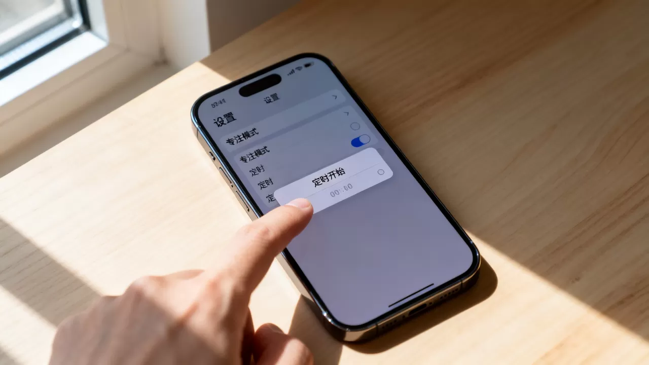 iphone定时静音怎么设置，iphone定时静音