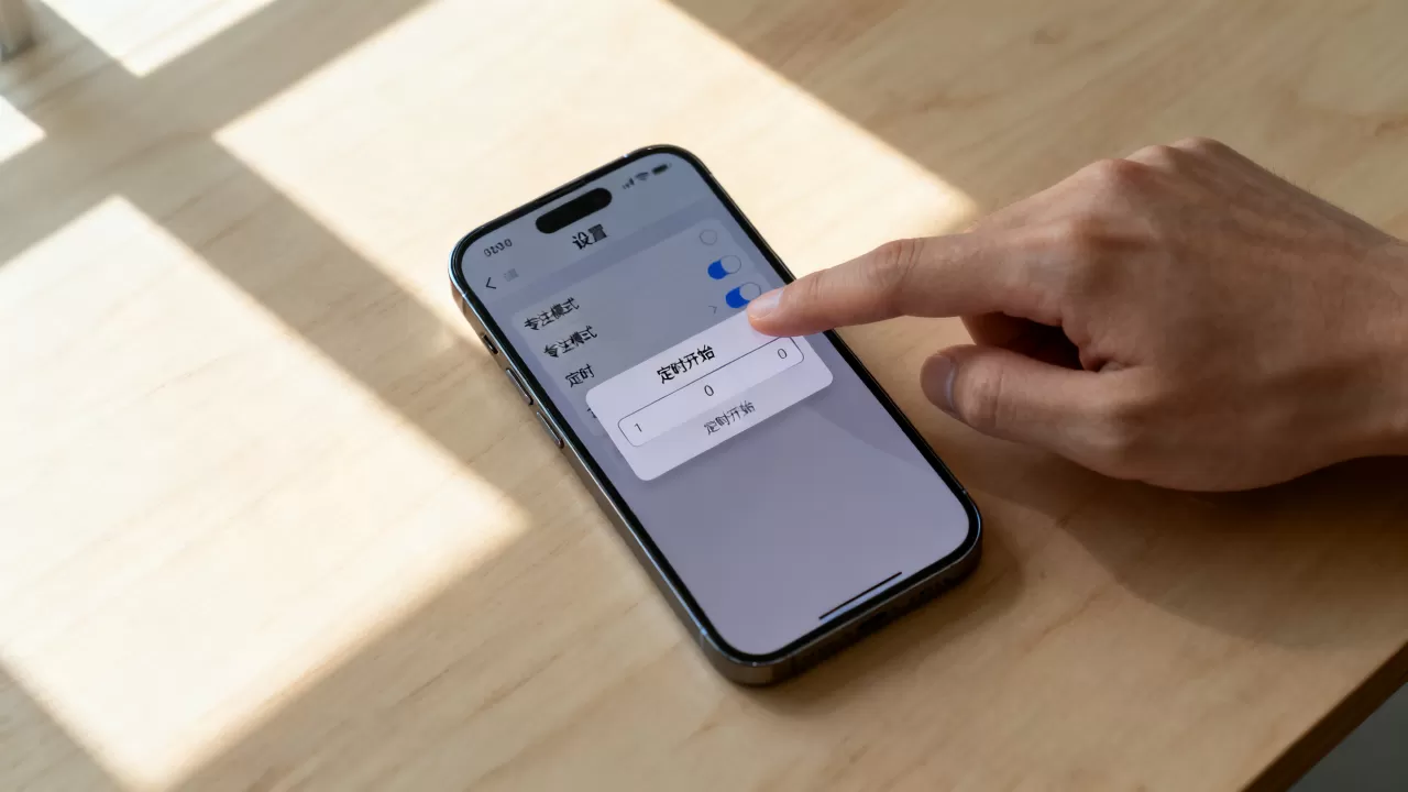iphone定时静音怎么设置，iphone定时静音