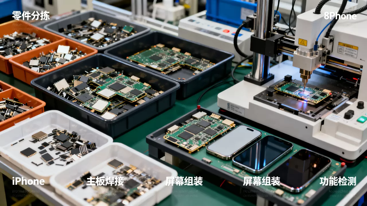 iPhone制造过程揭秘，苹果手机是怎么生产出来的