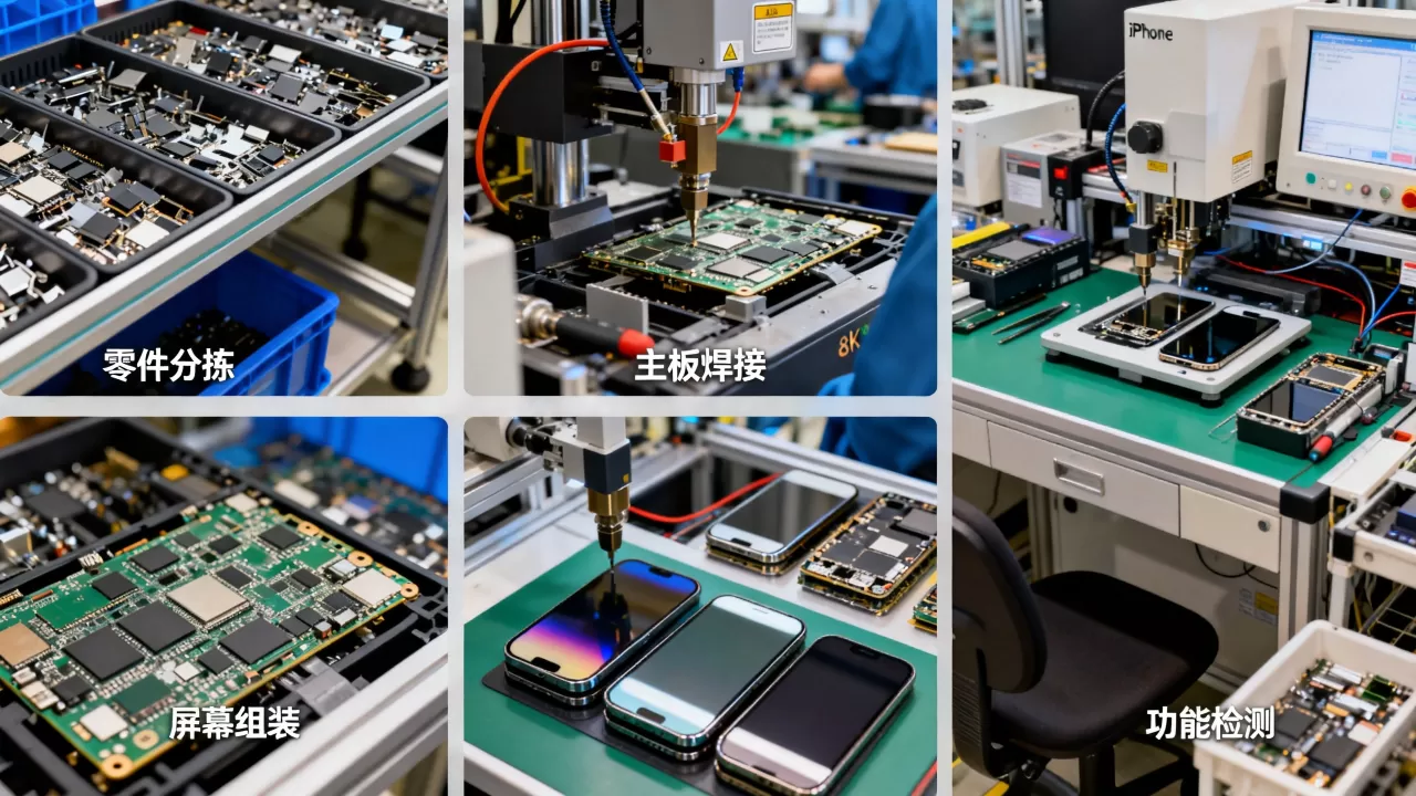 iPhone制造过程揭秘，苹果手机是怎么生产出来的