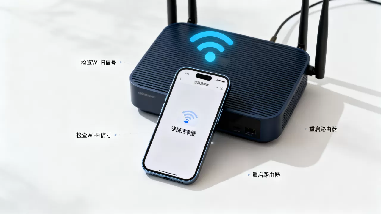 iPhone连接速率慢怎么办，iPhone连接速率