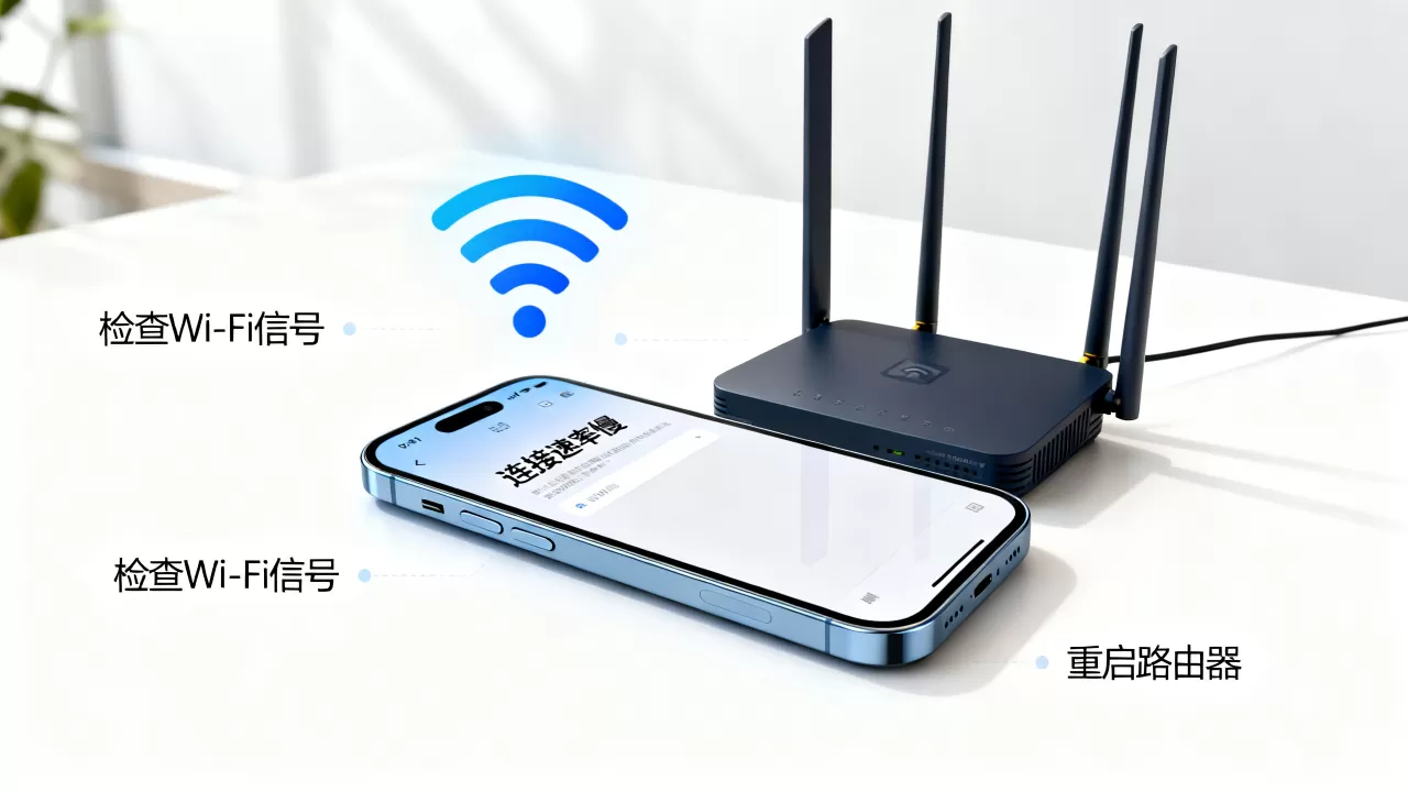 iPhone连接速率慢怎么办，iPhone连接速率
