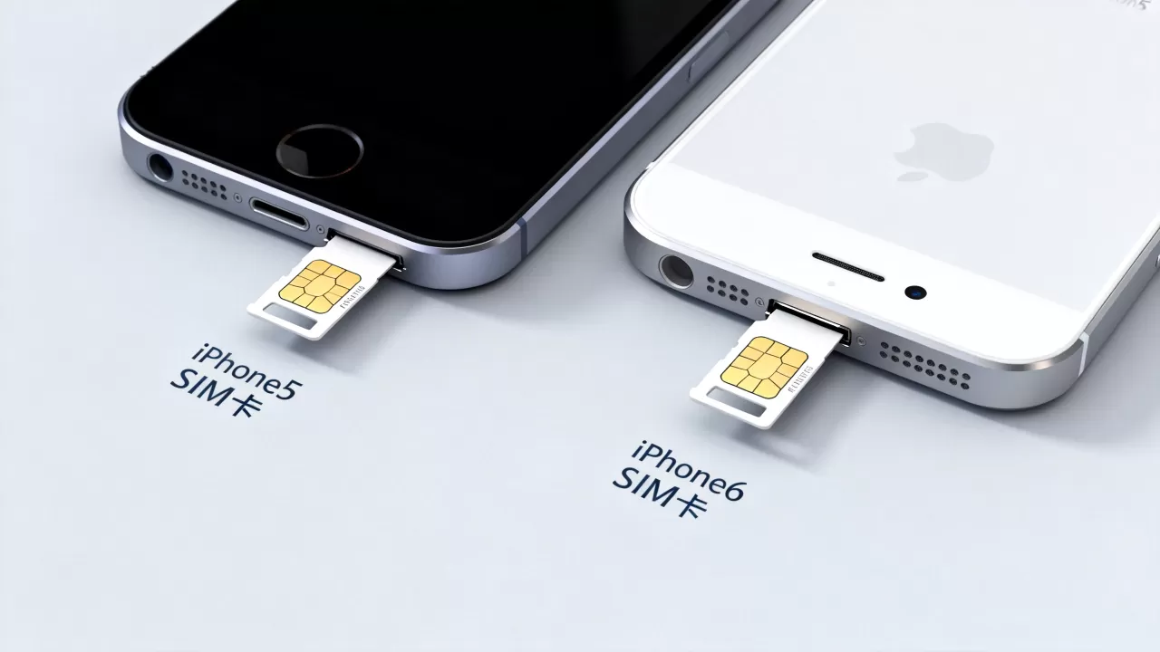 iphone5和iphone6的sim卡一样吗，iphone5和iphone6sim卡区别