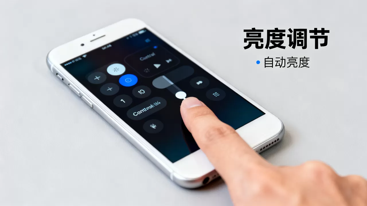 iPhone光度怎么调，iPhone屏幕亮度调节方法