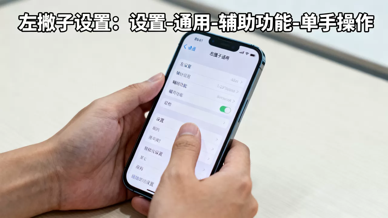 左撇子iphone怎么用，左撇子手机设置