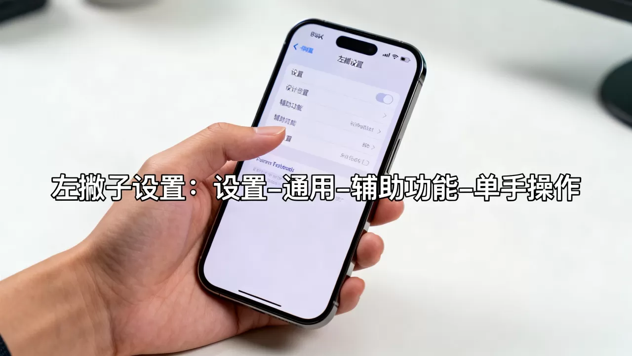左撇子iphone怎么用，左撇子手机设置