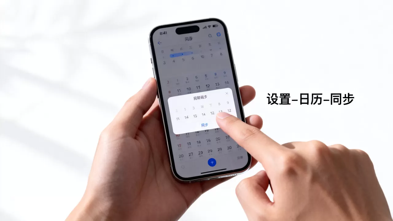 iphone日历怎么同步，iphone calendar