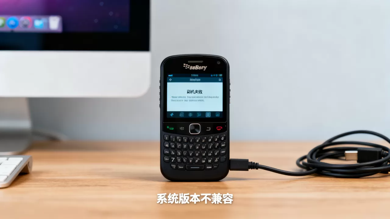 黑莓无法刷机怎么办，黑莓手机刷机失败原因