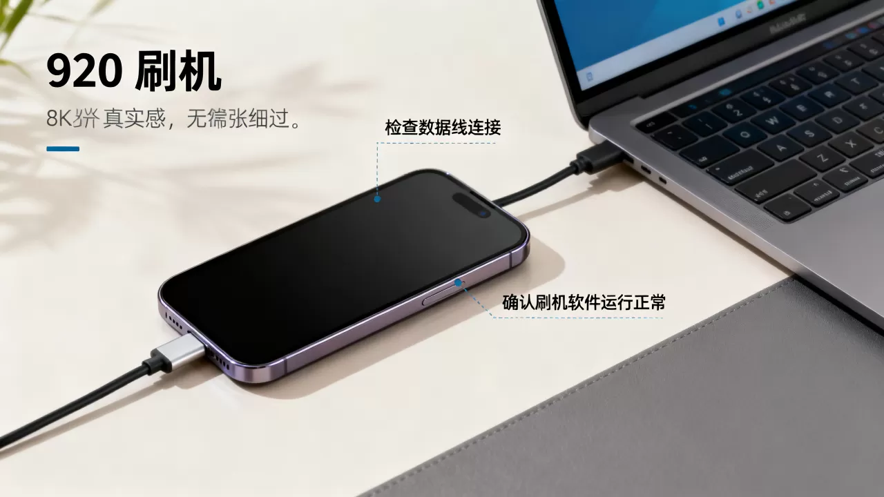 920刷机屏幕黑屏怎么办，920刷机屏幕