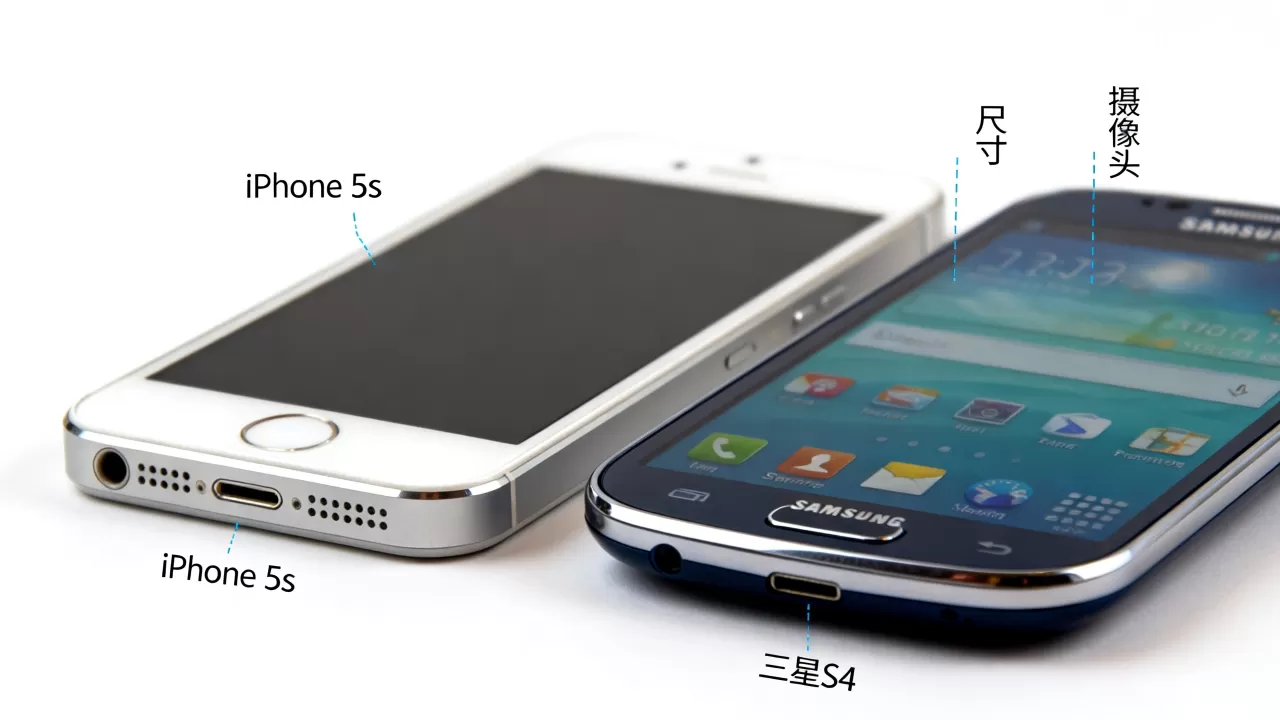 iphone5s对比三星s4，iphone5s和三星s4哪个更好