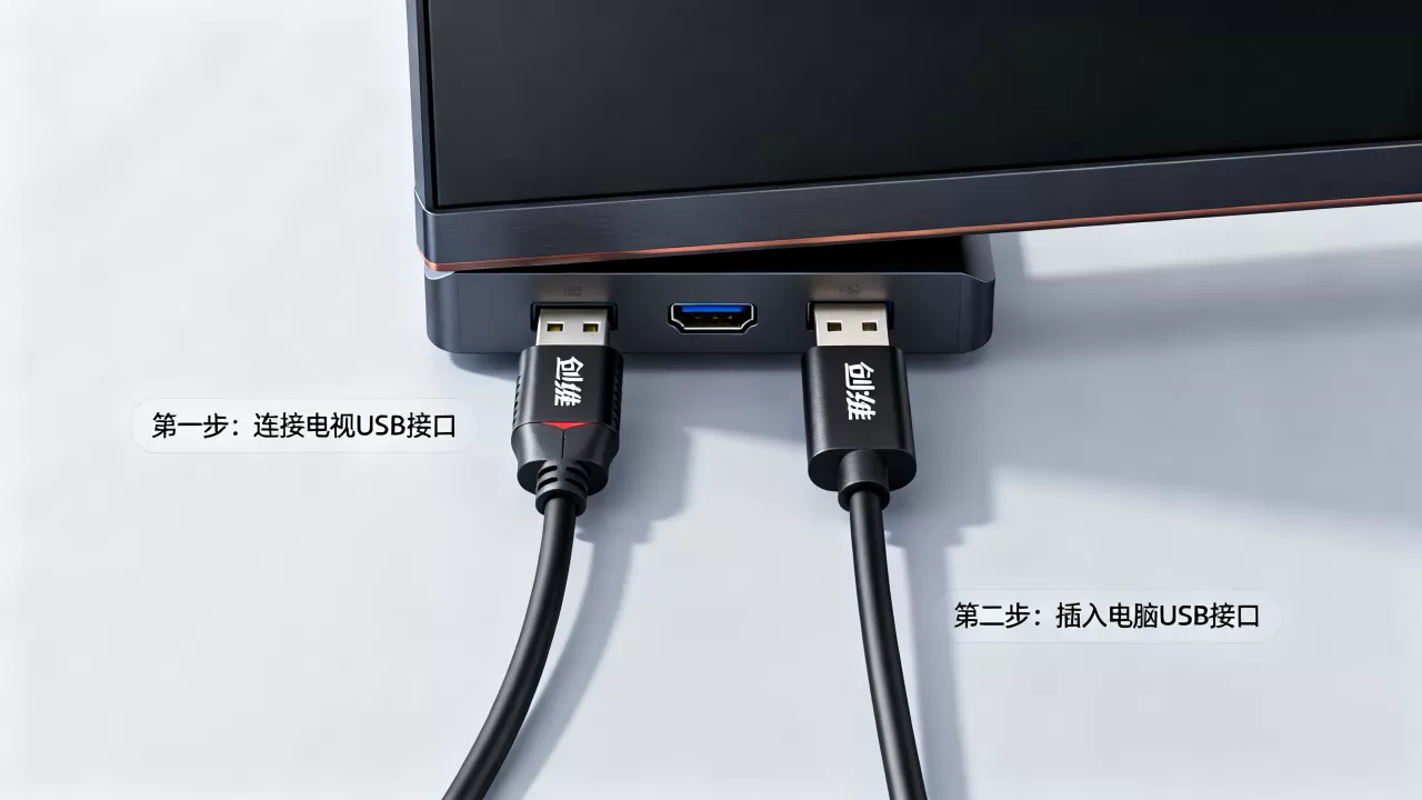 创维刷机线怎么用，创维电视刷机线