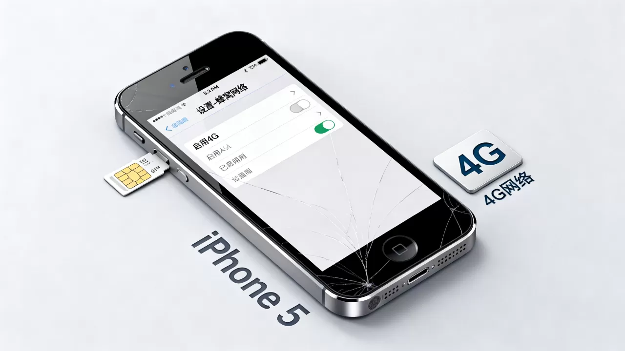 为什么iphone5不能用4g，iphone5支持4g网络吗