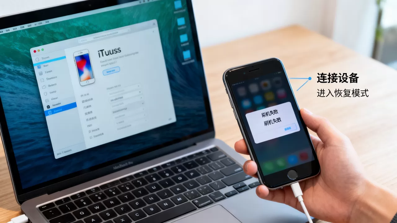 利用itunes刷机失败怎么办，itunes刷机教程
