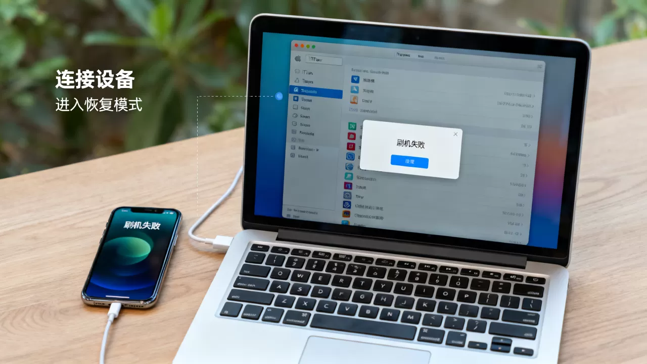利用itunes刷机失败怎么办，itunes刷机教程