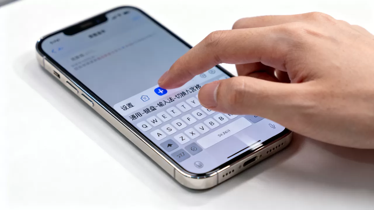 iphone输入法没有九宫格怎么办，iphone输入法怎么切换九宫格