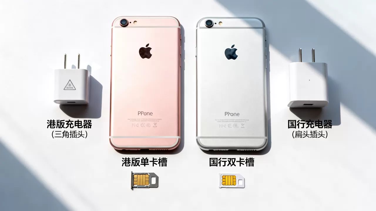 iphone6s港版和国行的区别，iphone6s港版和国行区别大吗