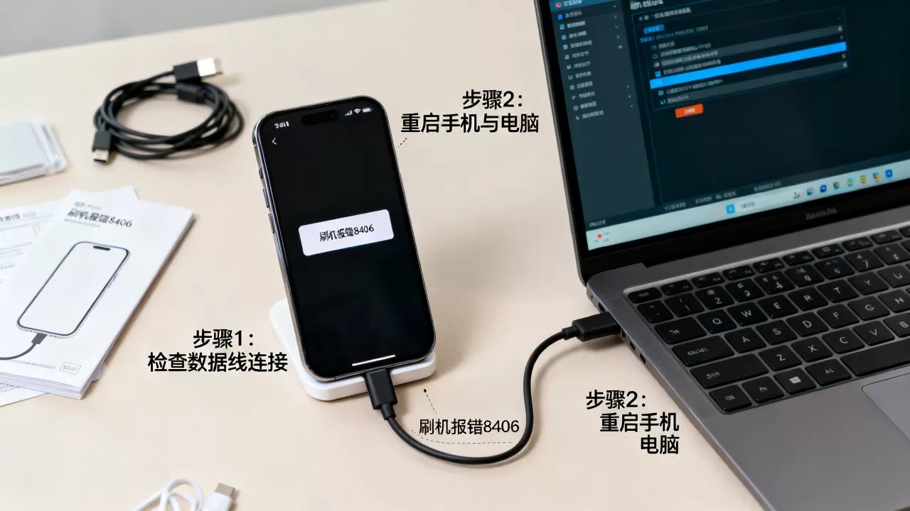 刷机报错8406怎么办？手机刷机出现8406错误解决方法