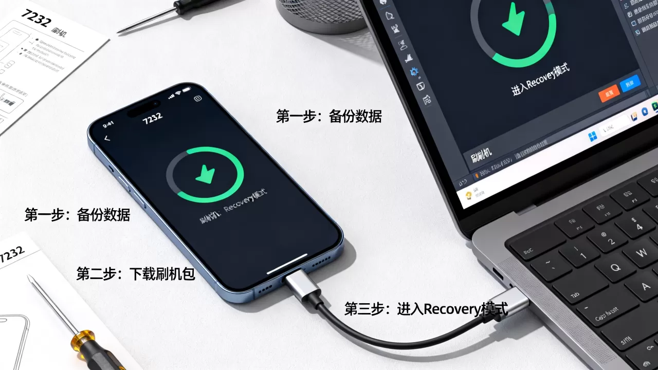 7232怎么刷机，7232手机刷机教程