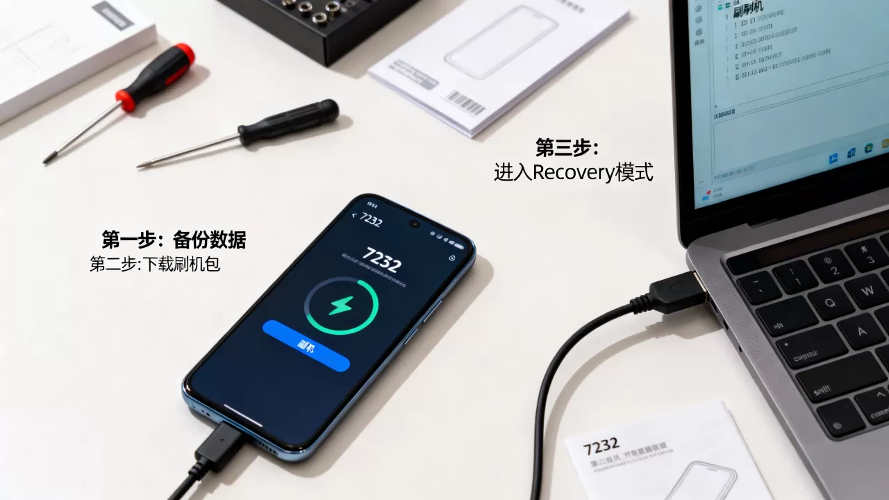 7232怎么刷机，7232手机刷机教程