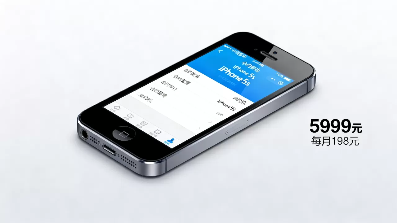 中国移动iPhone5s合约机多少钱，iPhone5s合约机资费
