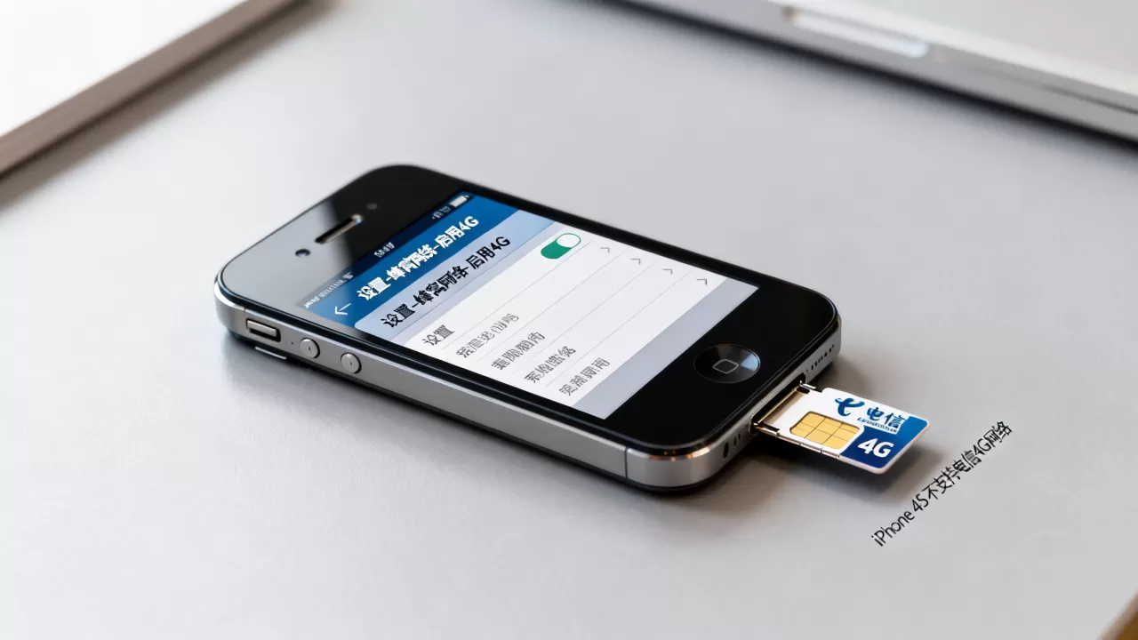 iphone4s用电信4g卡，iphone4s支持电信4g网络吗