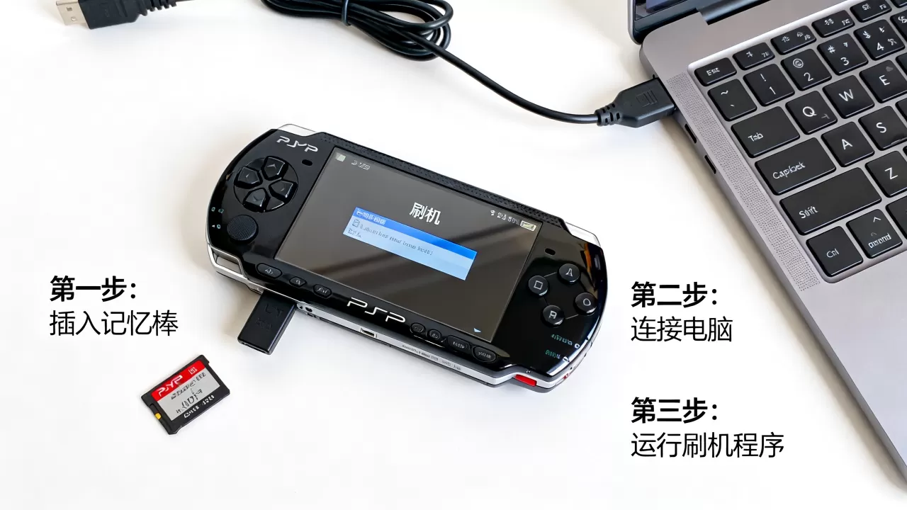 PSP手动刷机教程，PSP怎么刷机