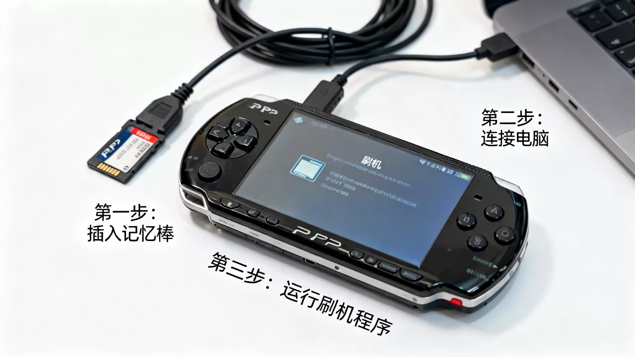 PSP手动刷机教程，PSP怎么刷机